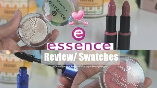 'Essence Cosmetics Review/ Swatches 2015 ريفيو وسواتش لمنتجات ايسنس'