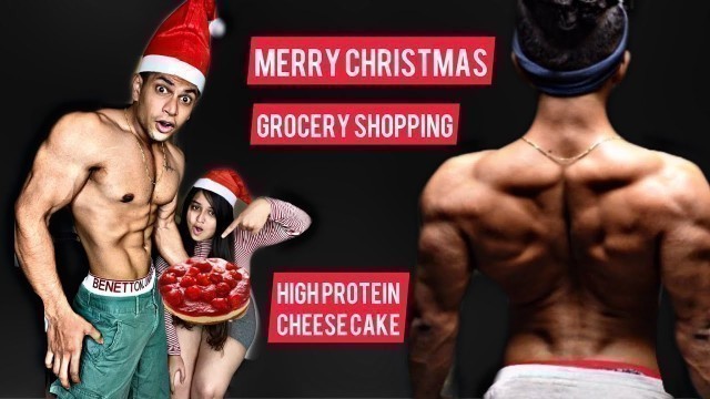 'Fitness Grocery Shopping Bangalore India | Body Building Food  | High Protein Cheese Cake Recipe'