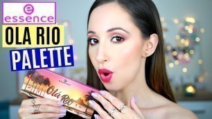 'Essence Ola Rio Palette (Worth your money??) | Swatches, Review, Tutorial'