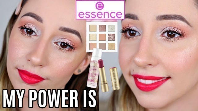 'Essence My Power Is Air - Soft Pink Smokey Eye Makeup Tutorial for Spring - No Talking Just Music'