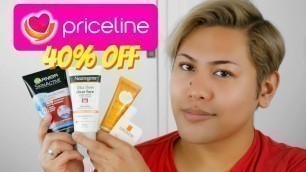 'PRICELINE 40% SKINCARE, SUNCARE & TANNING SALE RECOMMENDATIONS | 2018'