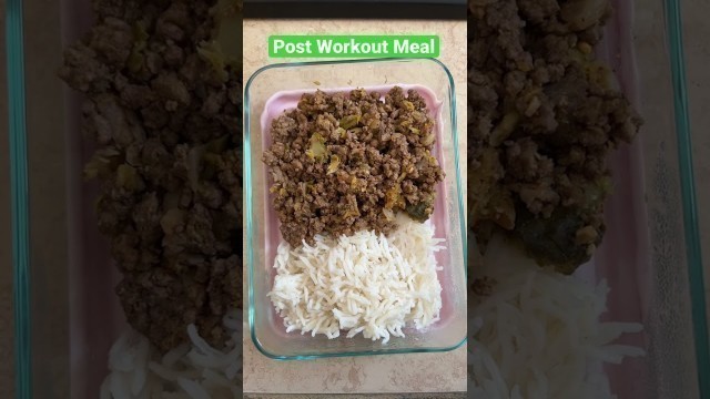 'Beef with Brussel Sprouts and Basmati Rice #mealprep #food #nutrition #bodybuilding #fatloss'