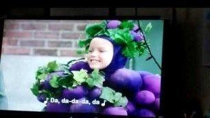 'More Barney Songs Snackin\' on Healthy Food Scene A Picture of Health'