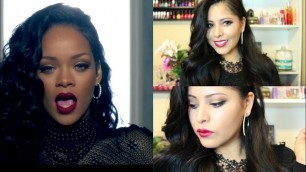 'Shakira Can\'t Remember to Forget You ft Rihanna Inspired Makeup'