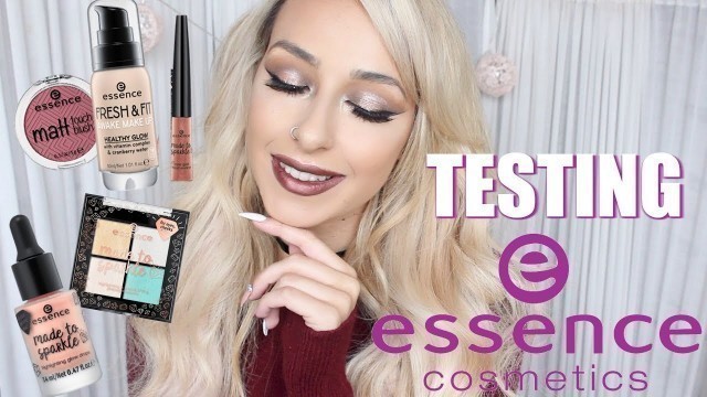 'TESTING ESSENCE MAKEUP / FULL FACE FIRST IMPRESSIONS | DramaticMAC'