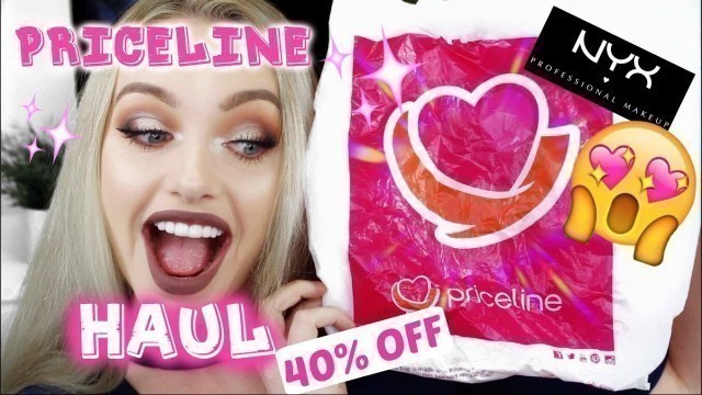 'MASSIVE PRICELINE 40% OFF HAUL | DRUGSTORE MAKEUP HAUL | NYX PRODUCTS'