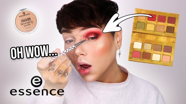 '$10 EYESHADOW PALETTE?! Full Face Essence Cosmetics REVIEW...'