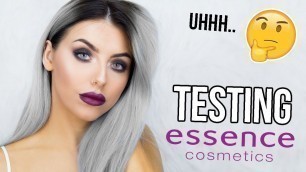 'TESTING ESSENCE MAKEUP / FULL FACE OF FIRST IMPRESSIONS!'