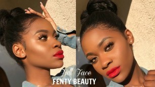 'Full Face using FENTY BEAUTY  BY RIHANNA Makeup'