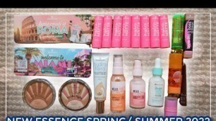 'NEW ESSENCE SPRING/ SUMMER 2022 // First impression review, swatches & full face makeup look'