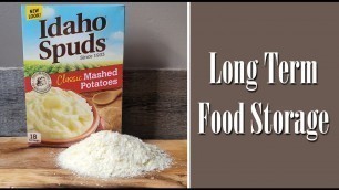 'Storing Instant Potato Flakes in Long Term Food Storage'