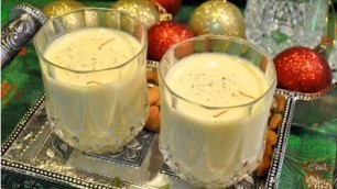 'बाजार से भी अच्छा बादाम मिल्कशेक बनाने का आसान तरीका | Badam Milkshake Recipe | Almond Milk'