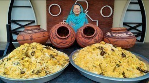 'POT BIRYANI | Vegetable Biryani Recipe By Granny | Veg Village food'