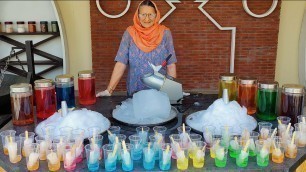 'ICE GOLA RECIPE | Ice Lolipop In Multi flavours | Baraf ke Gole | Veg Village Food'