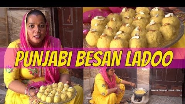 'Punjabi Besan Ladoo Recipe 