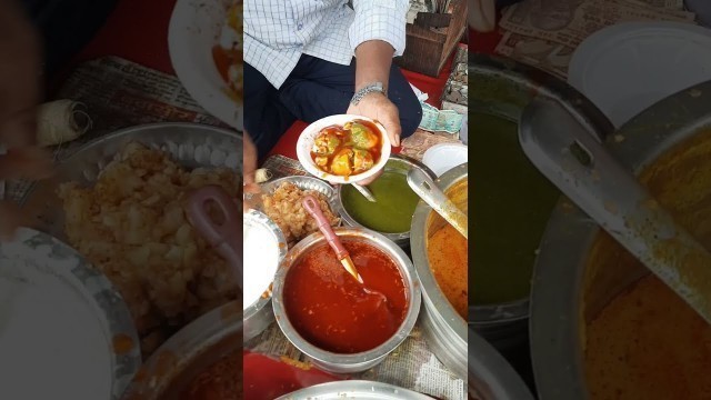 'dukandar ne dahi vada khilaya | indian veg village street food #shorts'