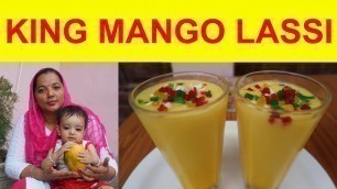 'Punjabi Mango Lassi | Mango Lassi Recipe | Summer Drink | Sweet Lassi'