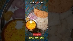 'Village veg thali 