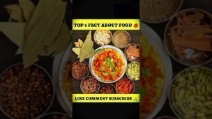 'fact about food 