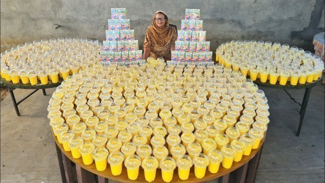 '1000 GLASSES OF RASNA MANGO MILKSHAKE PREPARED BY MY GRANNY | MANGO SHAKE RECIPE | SUMMER DRINKS'