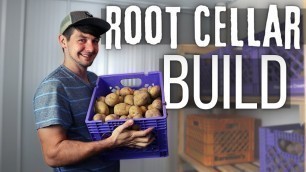 'Off-Grid FOOD STORAGE - DIY Basement ROOT CELLAR BUILD'