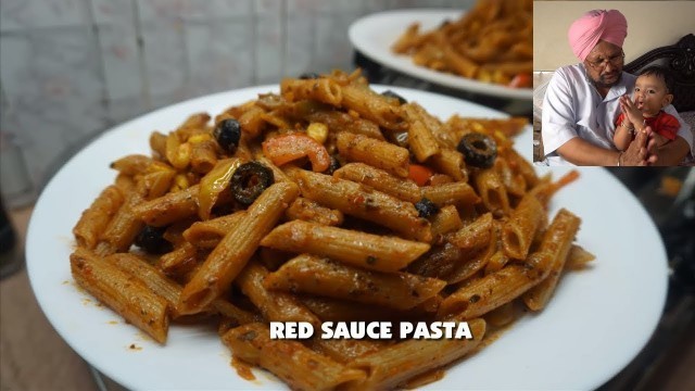 'RED SAUCE PASTA | RED SAUCE PASTA RECIPE | PASTA RECIPE'