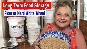 'Prepper Discusses Flour for Long Term Food Storage / SHTF... 25 years I don\'t think so!?'