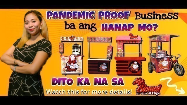 'MR SIOMAI ATBP | FOOD CART FRANCHISE | PATOK NA SIOMAI BUSINESS'