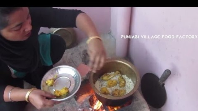 'Chicken Biryani Recipe ❤ Grandma Style Recipe ❤ Punjabi Village Chicken Biryani Recipe'