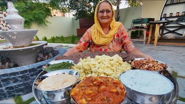 'BIG!!! NAVARTRI THALI MAKING | Veg Village Food'