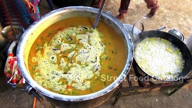 'KING of VEGETABLE Recipe | South Indian SAMBAR Recipe | Veg Village Food Cooking in Village'