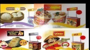 'Philippine Food Cart Franchise Business Siopao and Siomai'