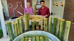 'BAMBOO BIRANI MAKING | Veg Village Food'