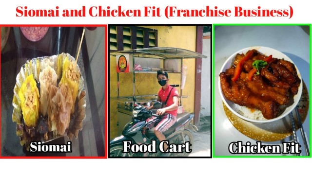 'Siomai and Chicken Fit w/Food Cart | Franchise Business'