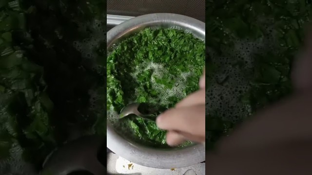 'Boiled Palak | Boiled Sabzi @Village Cooking Channel @Veg Village Food @Cook With Parul'