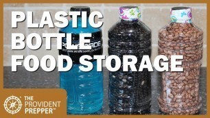 'How to Package Dry Foods in Plastic Bottles for Long Term Food Storage'