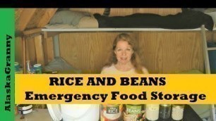 'Rice and Beans Long Term Food Storage - Year Supply Made Easy'