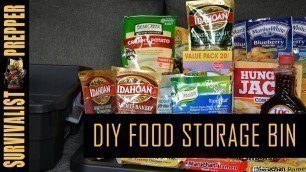 'DIY Food Storage Bin For Under $50'