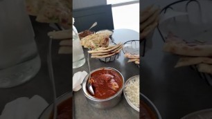 'Trying Indian food 