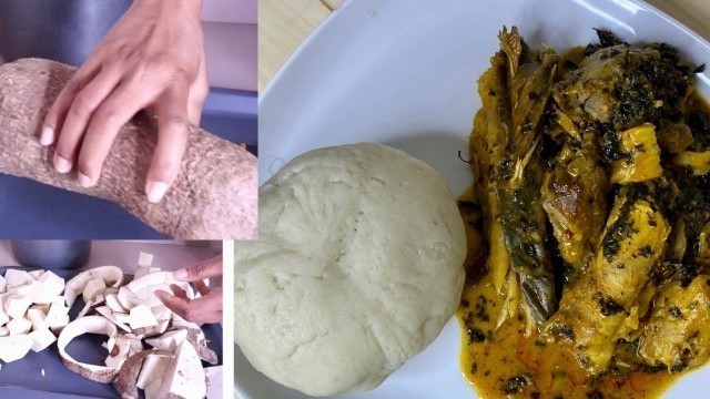 'How To Make Pounded Yam using Food Processor Easy yam fufu method'