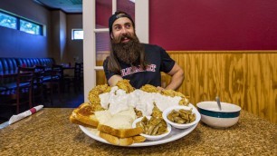 'TWENTY MINUTES TO FINISH?! | WOLF DEN\'S \'WOLF IT DOWN\' CHALLENGE | OKLAHOMA EP.6 | BeardMeatsFood'