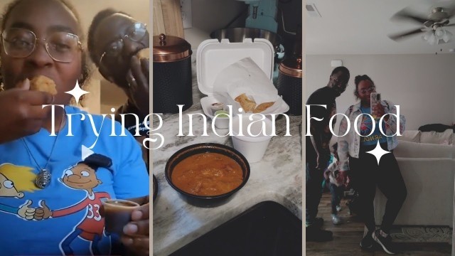 'Trying Indian food. #tryingindianfood #indianfood #butterchicken'