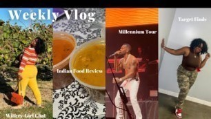 'Finding \"your person\" at work + trying Indian food + target finds + millennium tour'