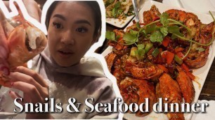 'Eating Snails & Seafood in Orange County | Food Vlog'