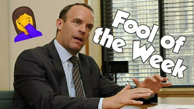 'Fool of the Week - Dominic Raab Food Bank Selfie'