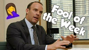 'Fool of the Week - Dominic Raab Food Bank Selfie'