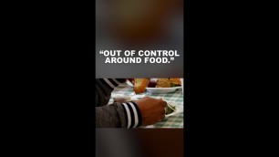 '\"Out of control around food\": Food addiction a huge struggle for many during the holidays #shorts'