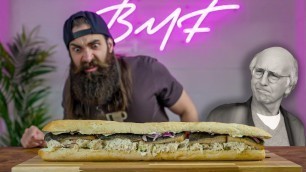 'THE LARRY DAVID SANDWICH CHALLENGE | PROBABLY THE WORST SANDWICH EVER MADE | BeardMeatsFood'