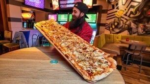 'THE METRE DEFEATER PIZZA CHALLENGE | BeardMeatsFood'