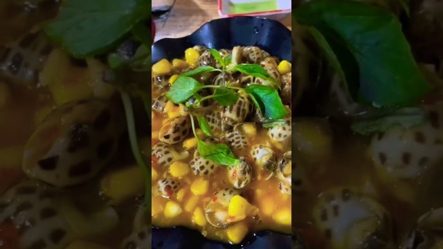 'Snails cook with corn/seafood/Vietnamese food #shorts #snails_food #seafood #vietnamesefood #snails'